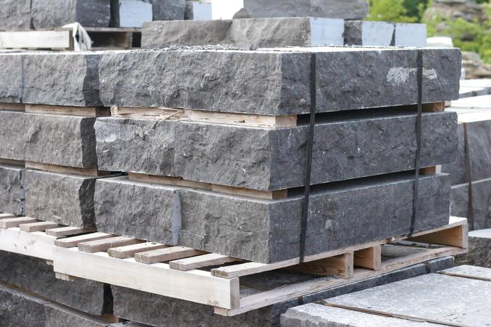 Keystone Gray Limestone Cut Step