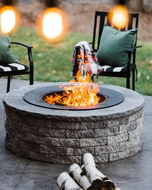 Techo Zentra Fire Pit Round