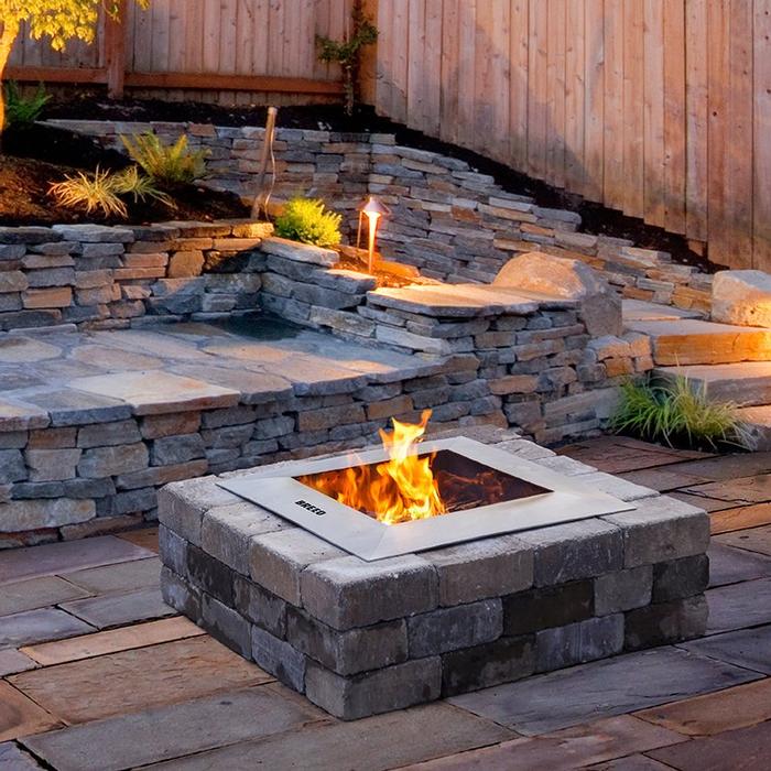 Techo Zentro Fire Pit Square