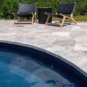 Banas Travertine Silver Premium Coping